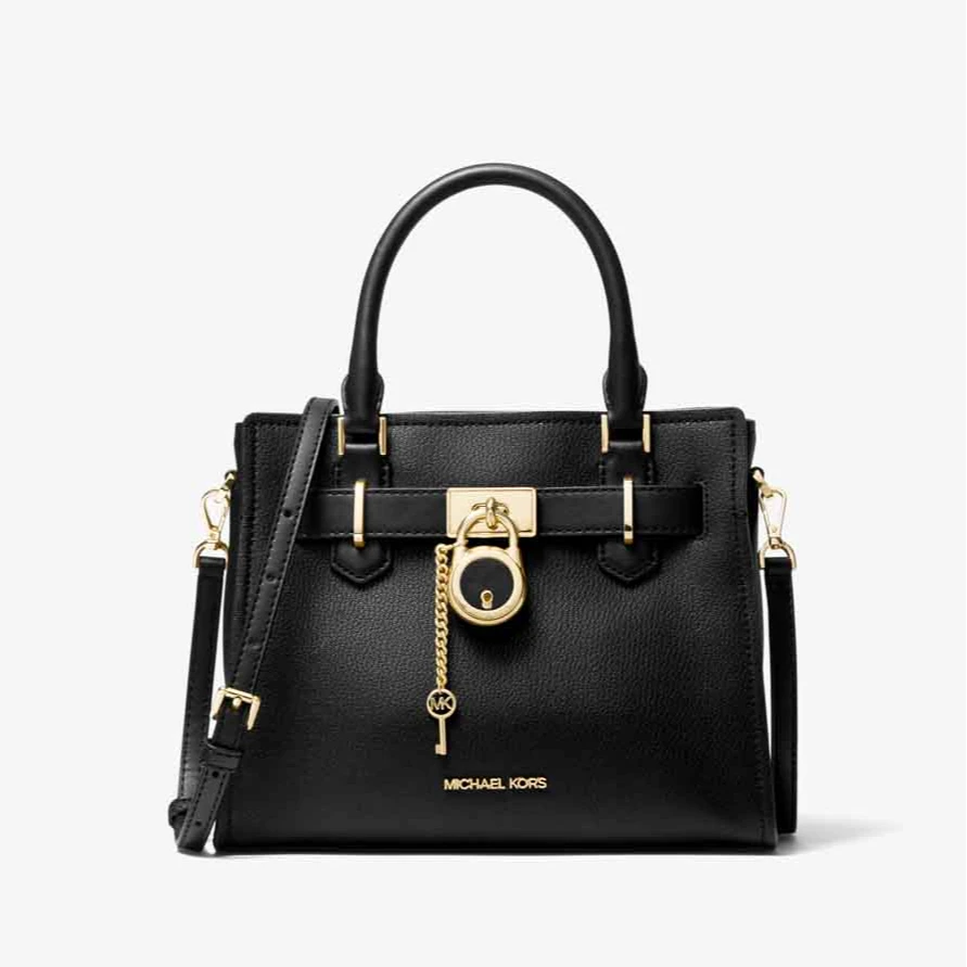 全新未使用 MICHAEL KORS/迈克高仕 Hamilton 小号皮质手提包