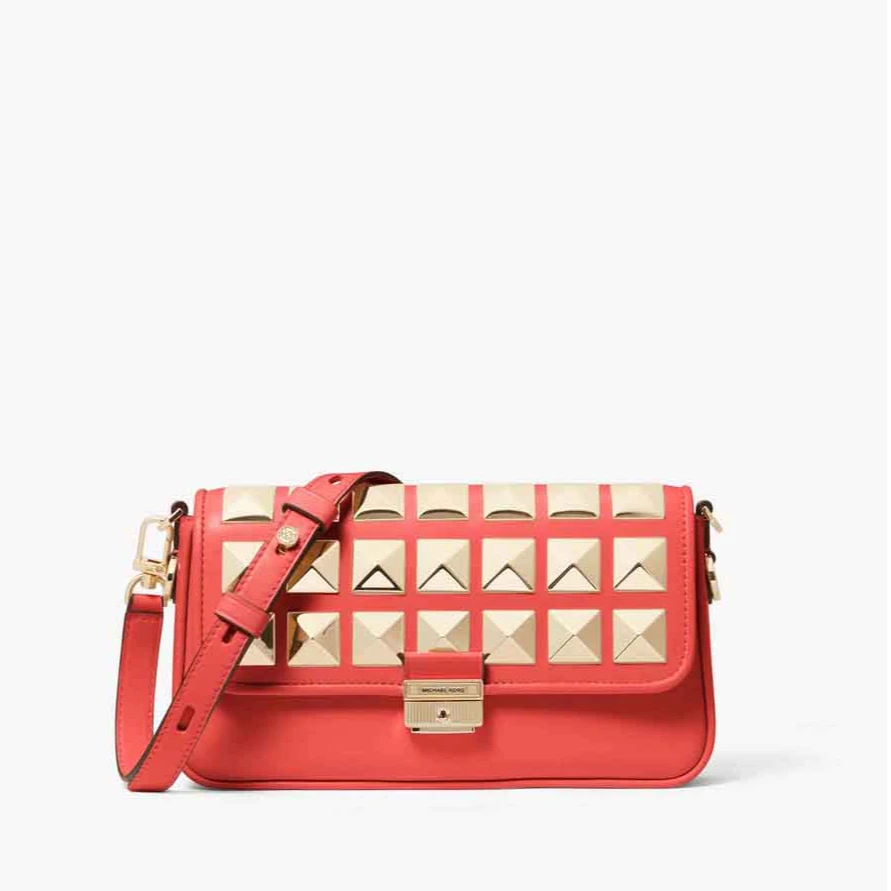 全新未使用 MICHAEL KORS/迈克高仕 Bradshaw 小号铆钉单肩包