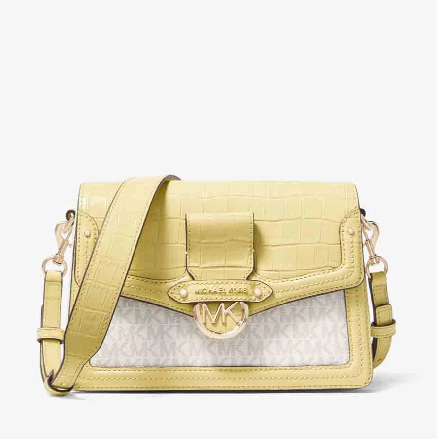 全新未使用 MICHAELKORS/迈克高仕 Jessie 中号老花单肩包