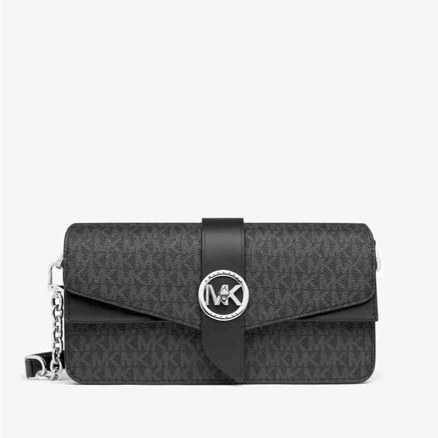 全新未使用 MICHAELKORS/迈克高仕 Greenwich 中号老花单肩包