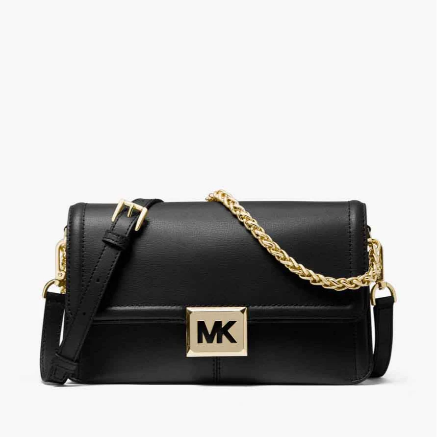 全新未使用 MICHAEL KORS/迈克高仕 Sonia中号链条斜挎邮差单肩包
