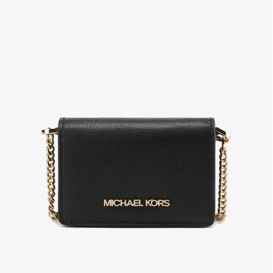 全新未使用 MICHAEL KORS/迈克高仕 JetSetTrave小号链条卡包