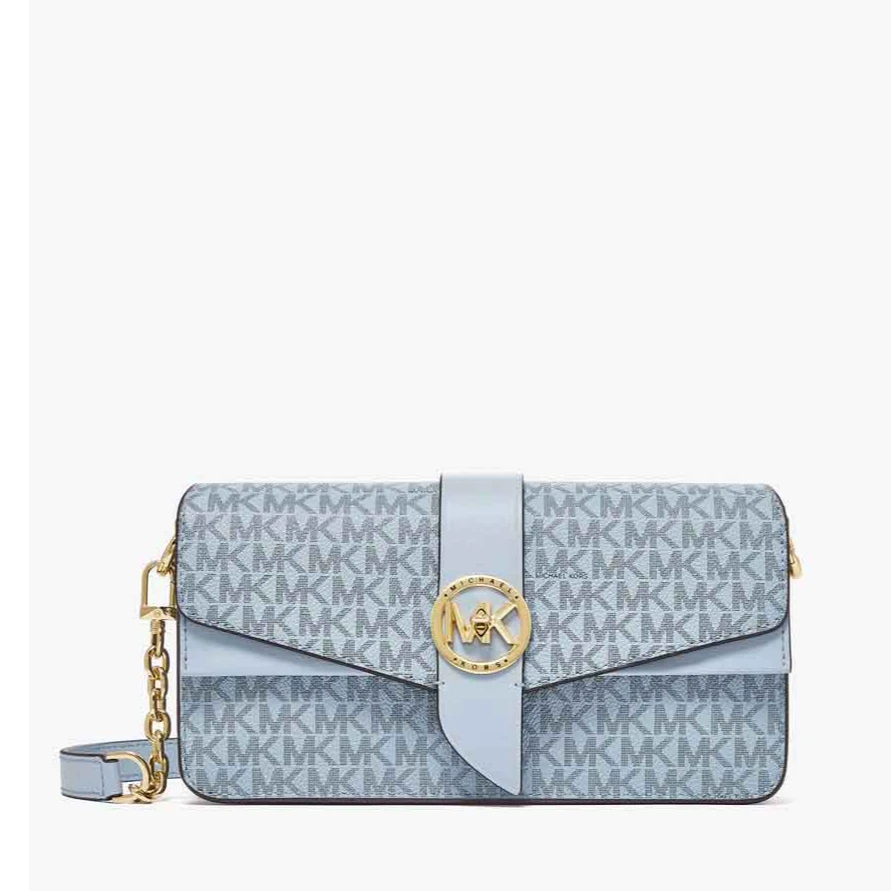 全新未使用 MICHAELKORS/迈克高仕 Greenwich 中号老花单肩包