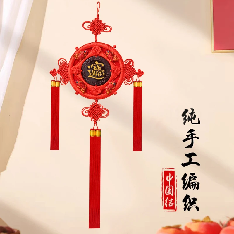 信誉中国结，手工设计办公室特色书房吉祥中国风编织室内客厅创意