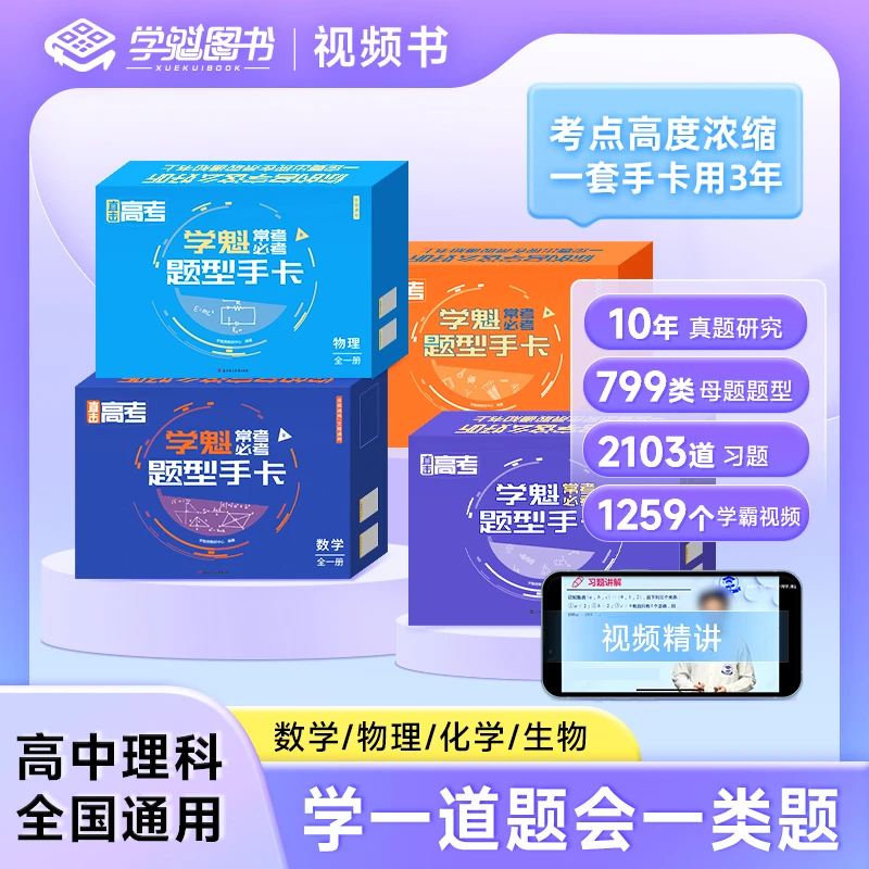 【常考必考题型手卡】初中高中记忆手卡 十年真题 母题题型