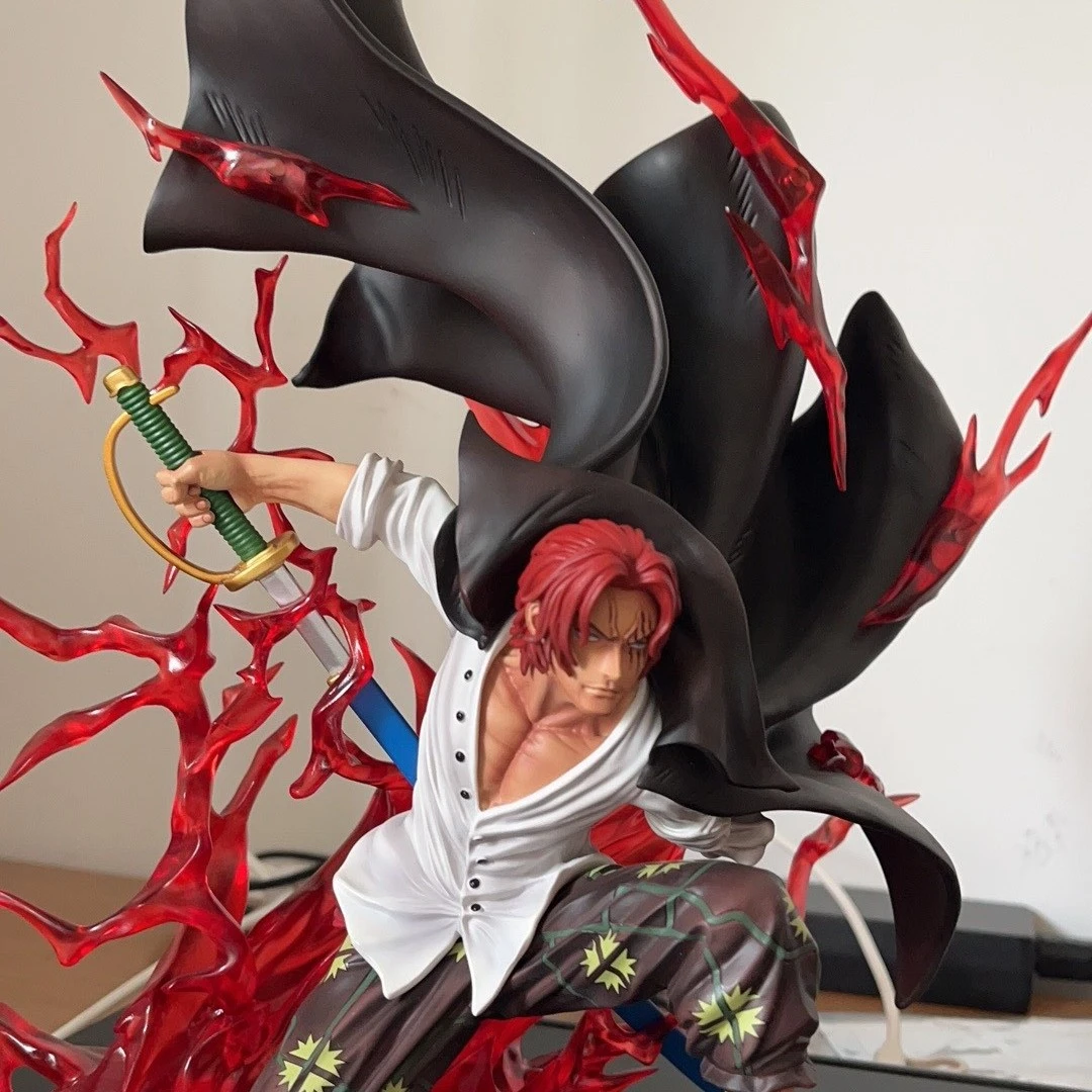 TT模玩现货）海贼王内卷工作室提蹲姿红发树脂材料香克斯GK