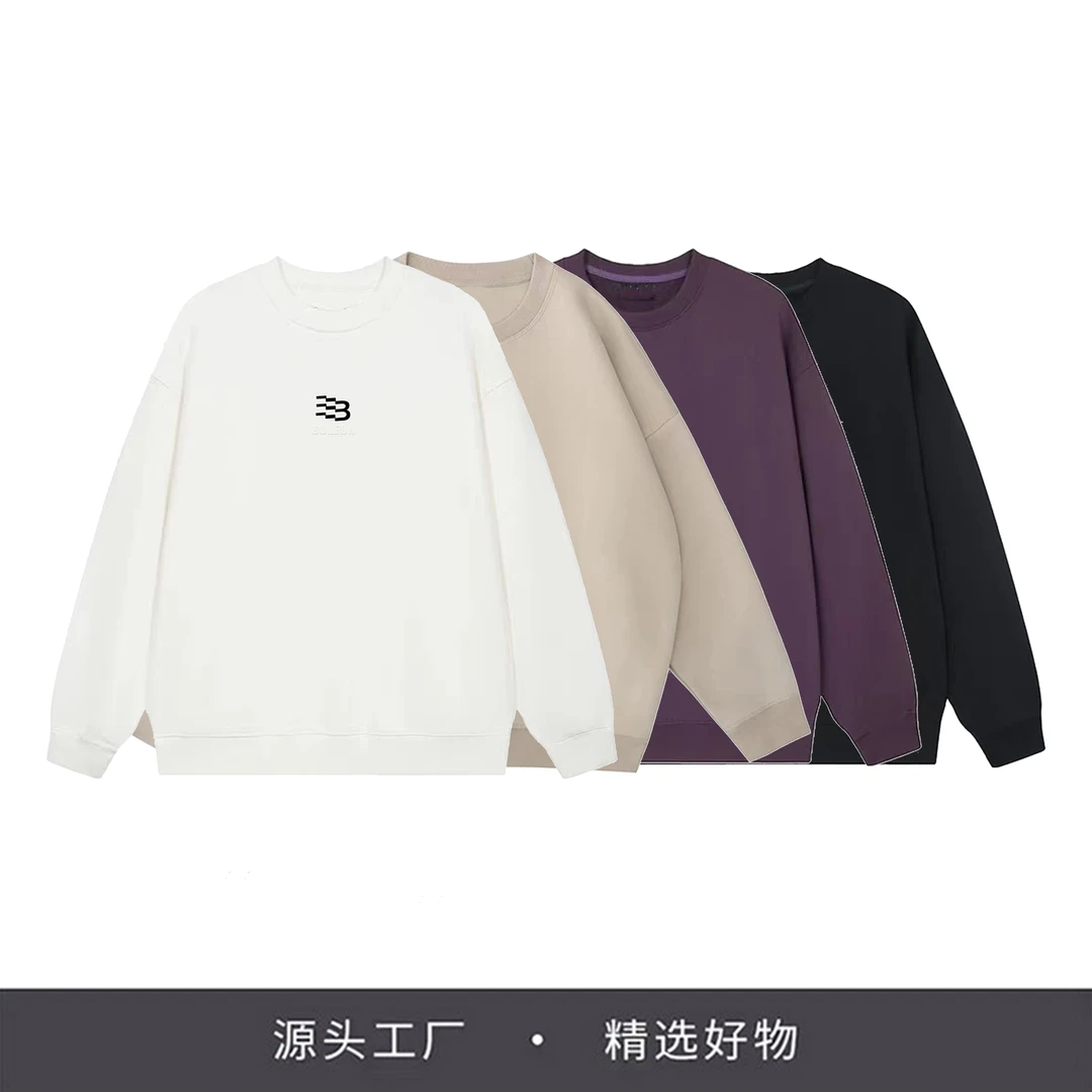 电迈早秋新品【新款钢印】时尚百搭圆领卫衣0168