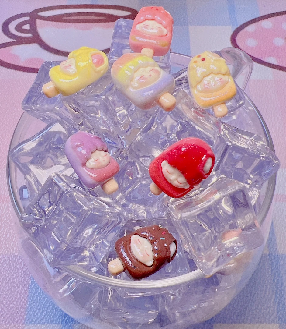 想念定制小梦一口冰金粉亮面磨砂