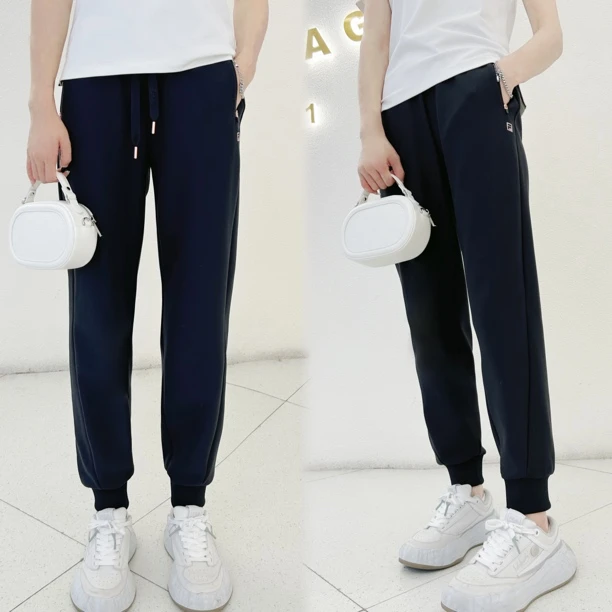 Fila/斐乐【金标运动系列】秋季弹力针织休闲裤A11W311605F