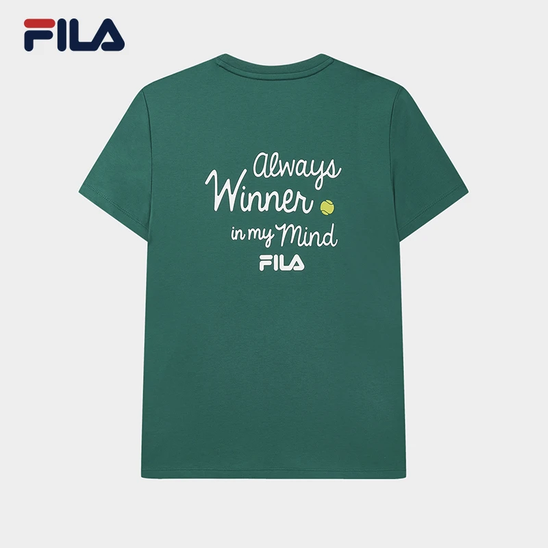 Fila斐乐亲肤女子夏季薄荷曼波新款百搭时尚舒适圆领F51W439106