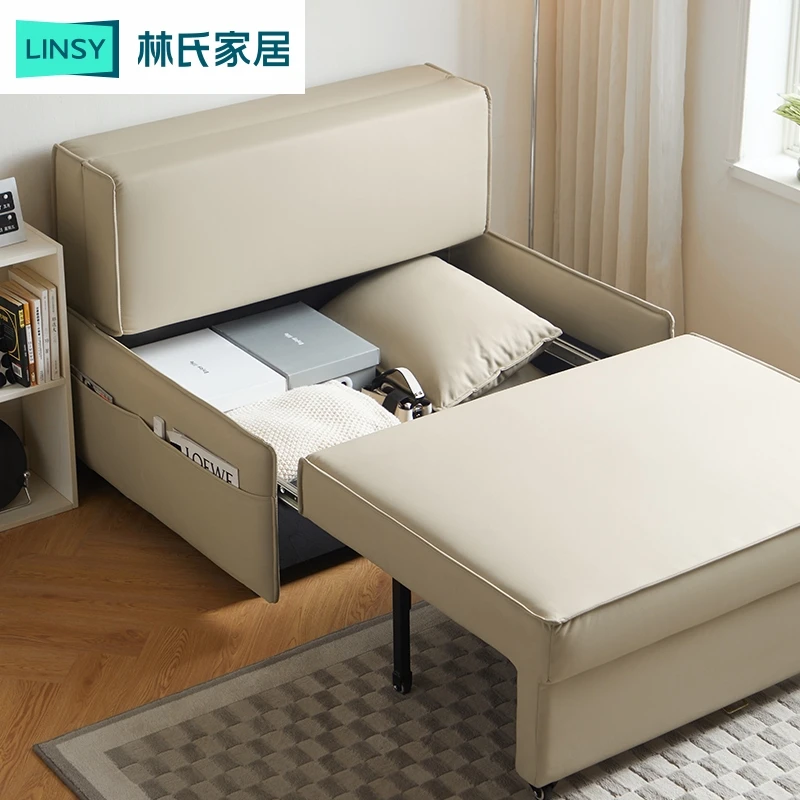 林氏家居客厅书房折叠沙发床两用2024新款可伸缩床TBS331-A ZH