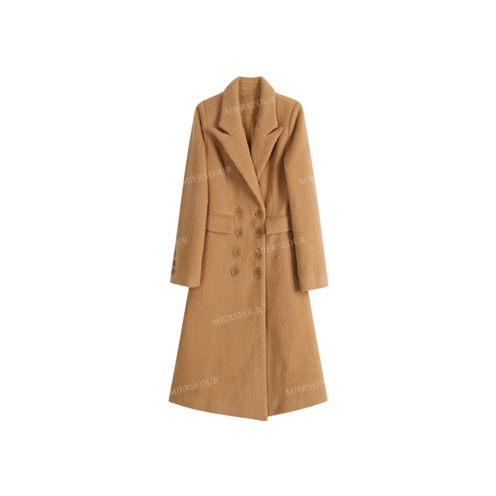 2024《清冷高级感》冬季新款简约设计感西装大衣3952178