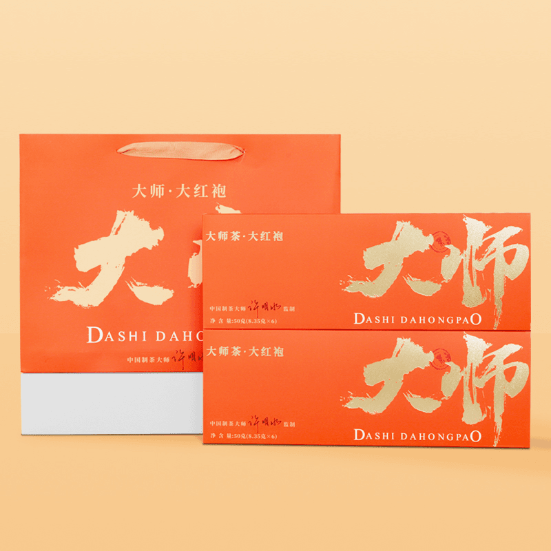 大师传承武夷山原产地制茶大红袍岩韵新茶耐泡浓香型乌龙茶袋装