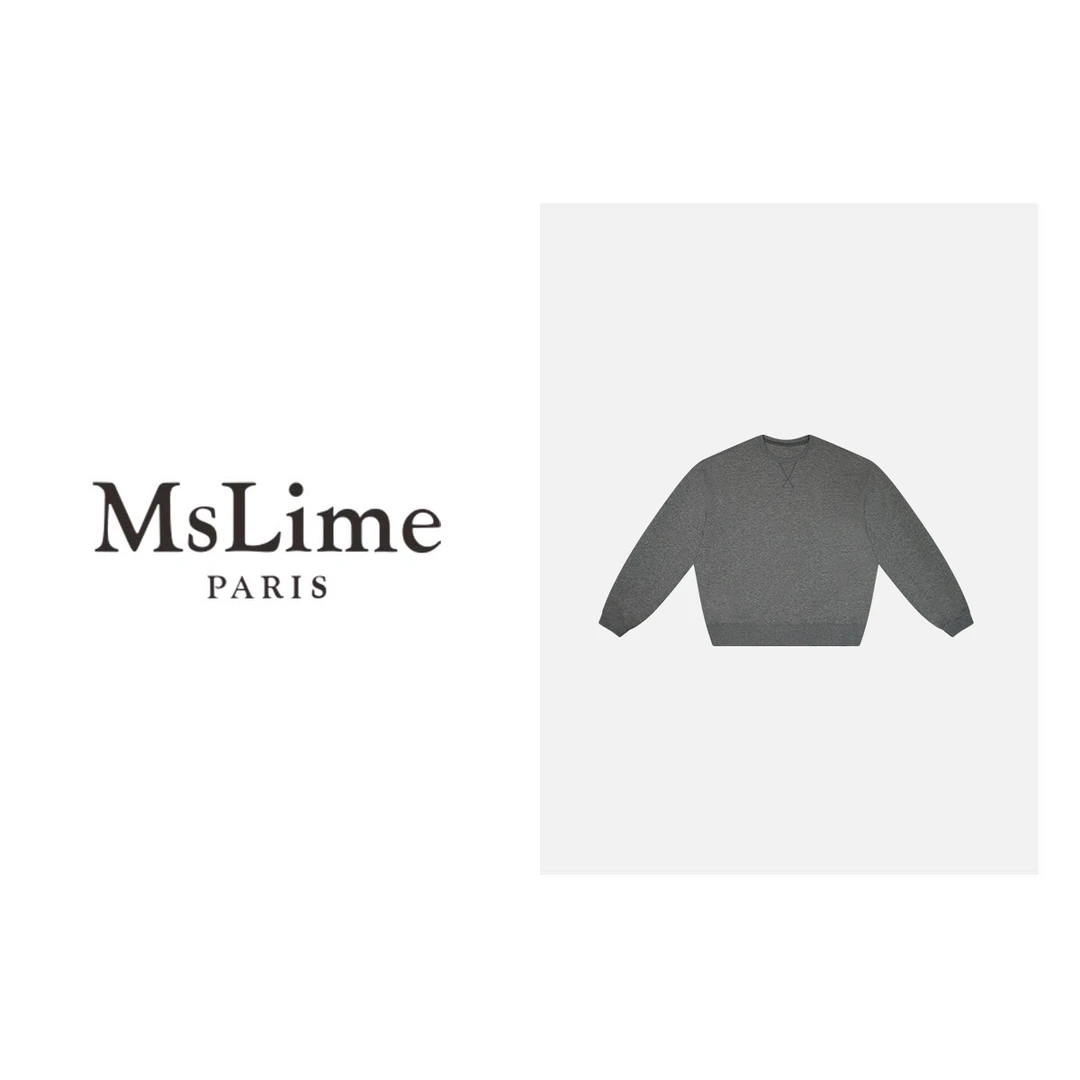 王嬛嬛MsLime"澳网"打底百搭休闲时尚长袖针织衫 HC2A0105