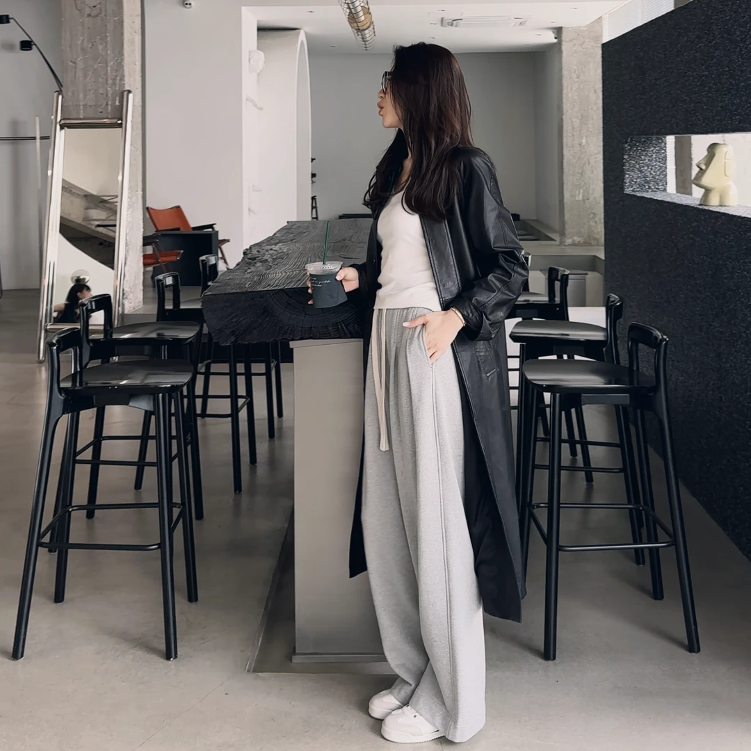 王嬛嬛MsLime24年新款时尚休闲气质百搭休闲裤 HC2C1311