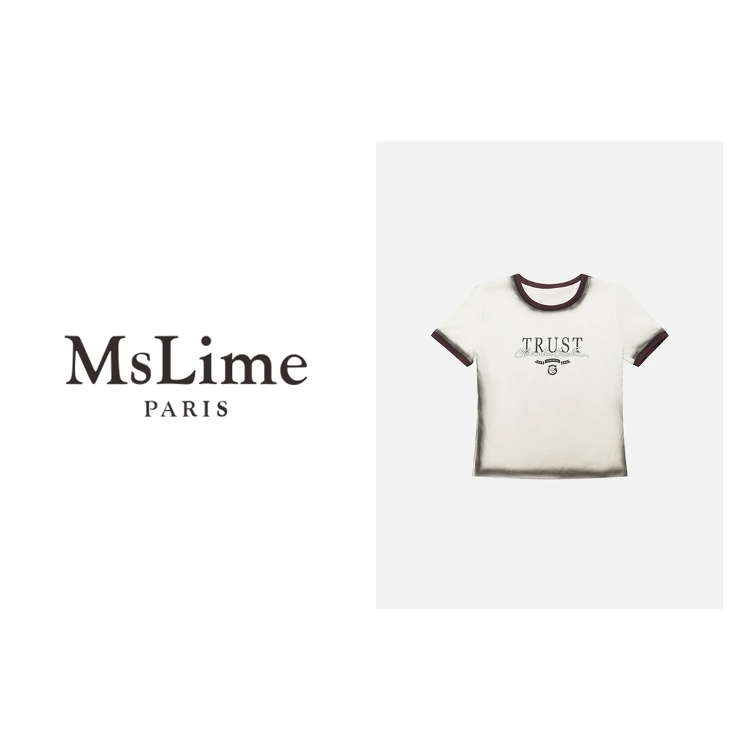 王嬛嬛MsLime‘漫染’24年新款时尚休闲气质百搭上衣 HC2B0975