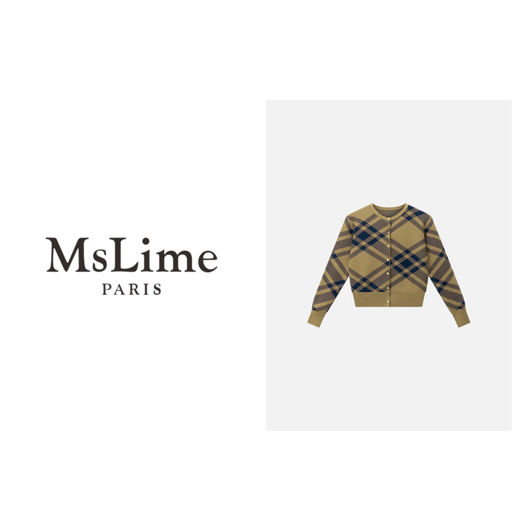 王嬛嬛MsLime24年新款休闲气质时尚百搭毛针织衫HC2C1320