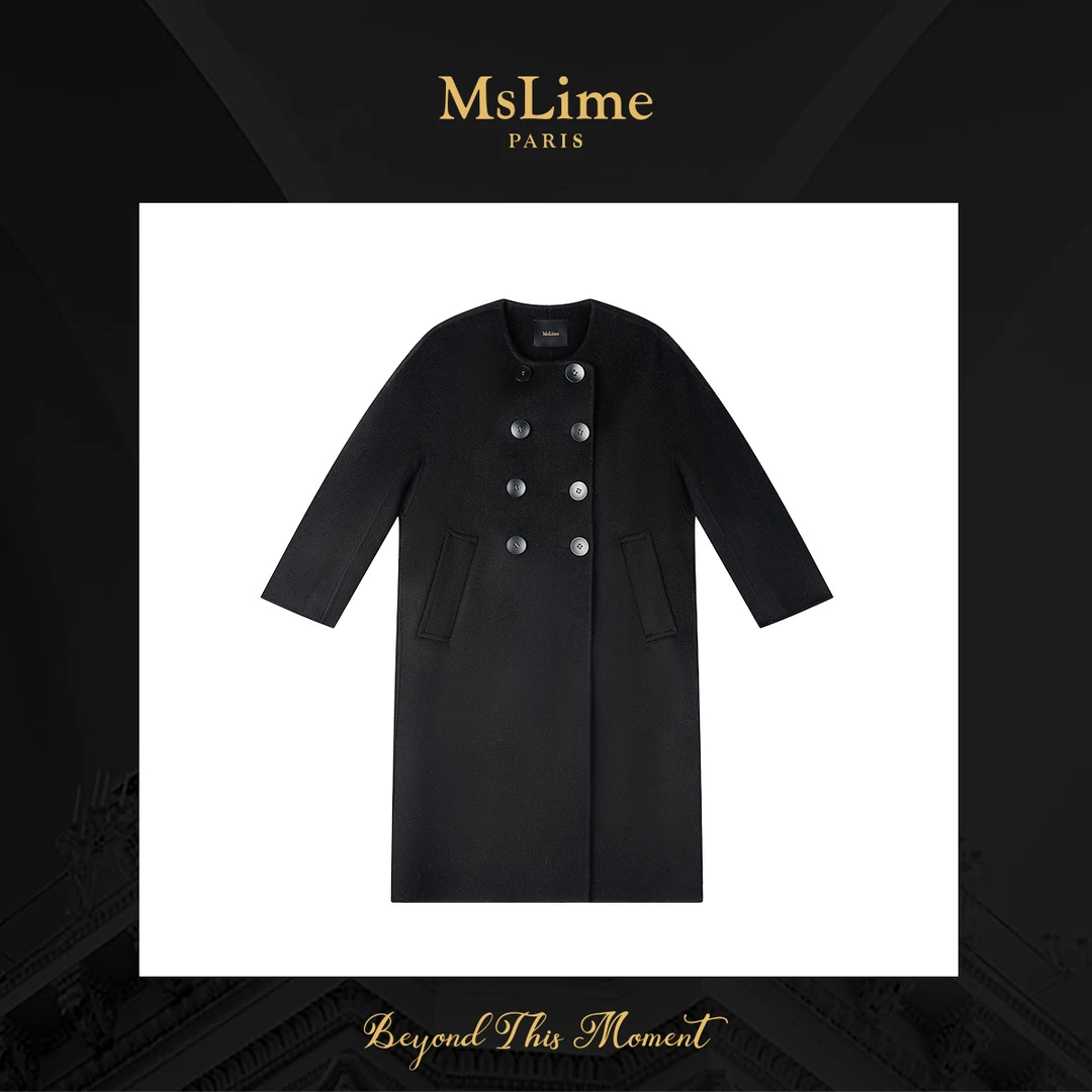 王嬛嬛MsLime25年新款时尚休闲百搭毛呢外套 HC2D3178