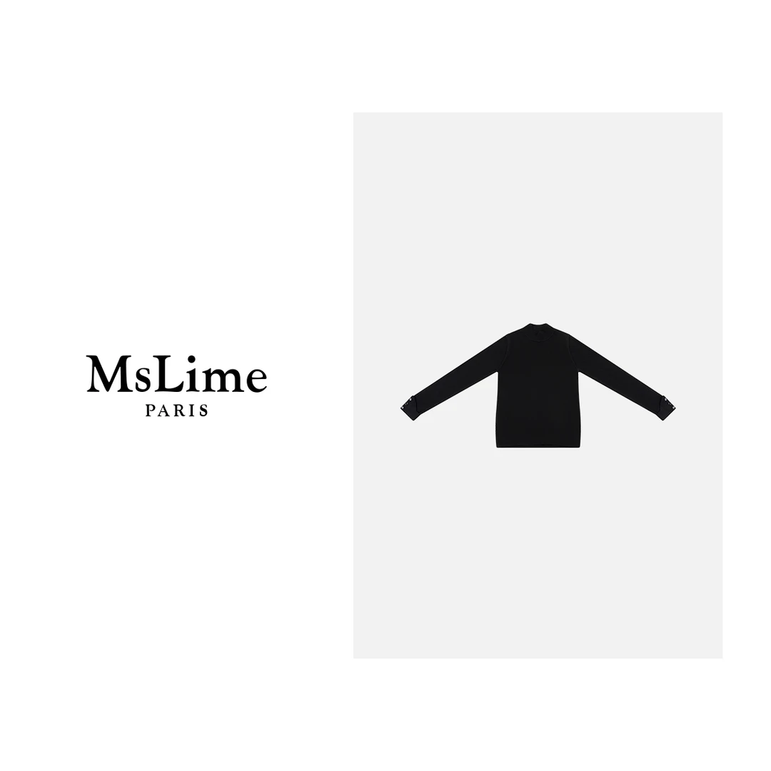 王嬛嬛MsLime24年新款时尚休闲气质毛针织衫 HC2D2857