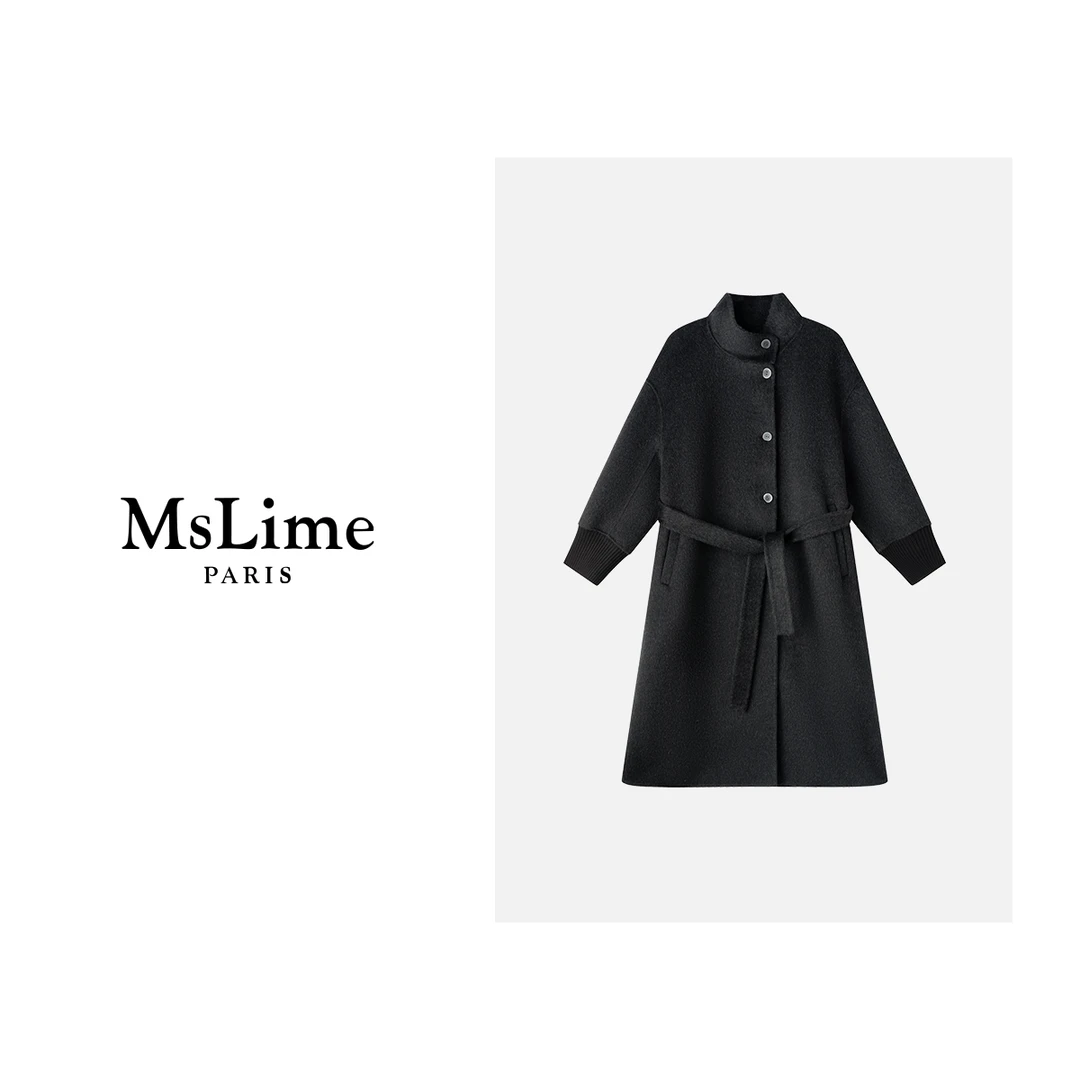 王嬛嬛MsLime24年新款时尚休闲气质毛呢外套 HC2C1974