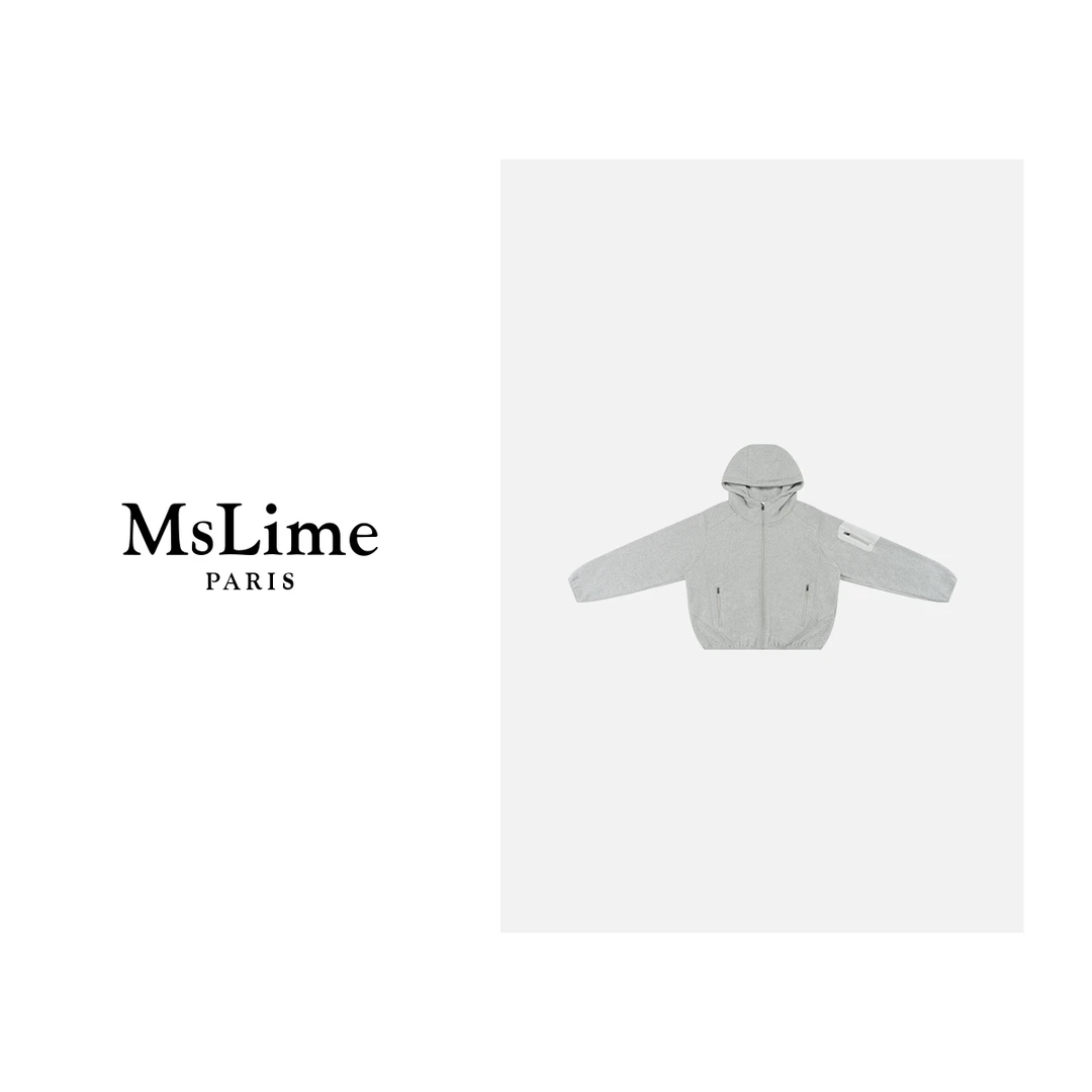 王嬛嬛MsLime25‘鸟家’年新款时尚休闲气质羊毛混纺卫衣 HC2D3048