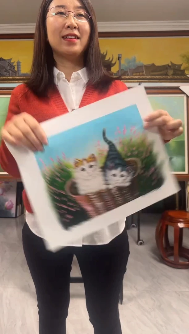 【闪购商品】绘画两只小猫