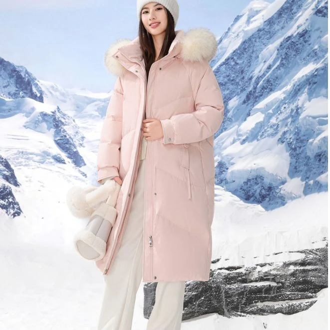 女士长款羽绒服香YR8233