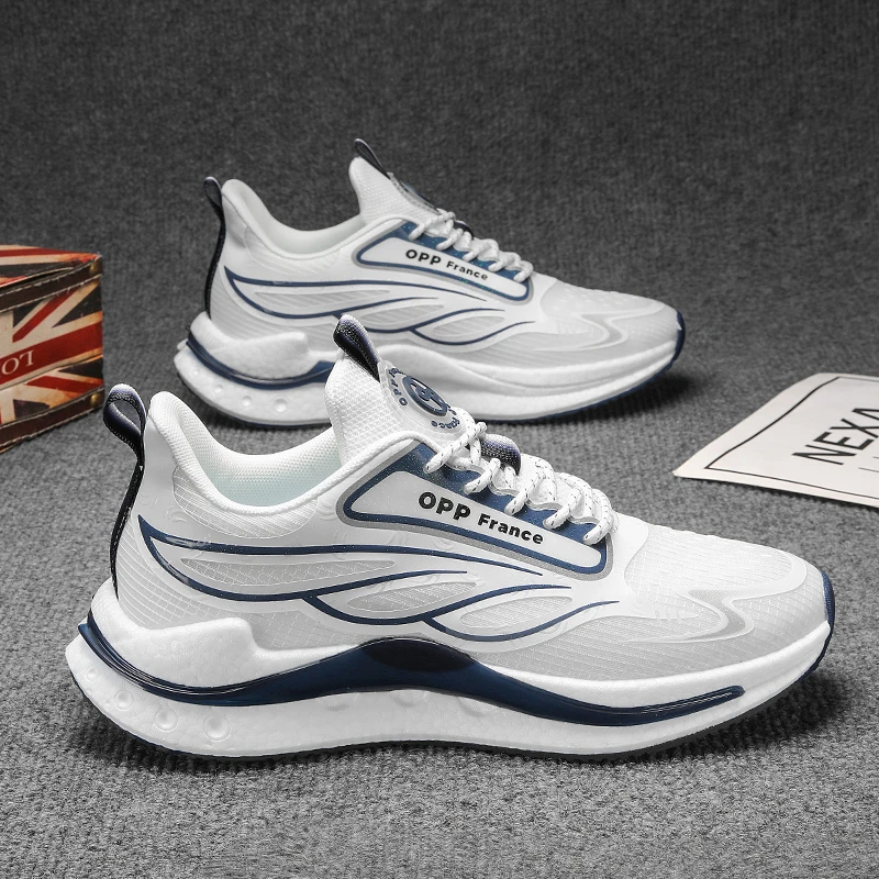 OPP2024春夏新款男士时尚休闲百搭透气网面跑步运动潮鞋