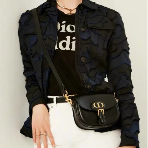 全新未使用 DIOR/迪奥 深蓝色胸口口袋外套 114469 休闲 时尚百搭