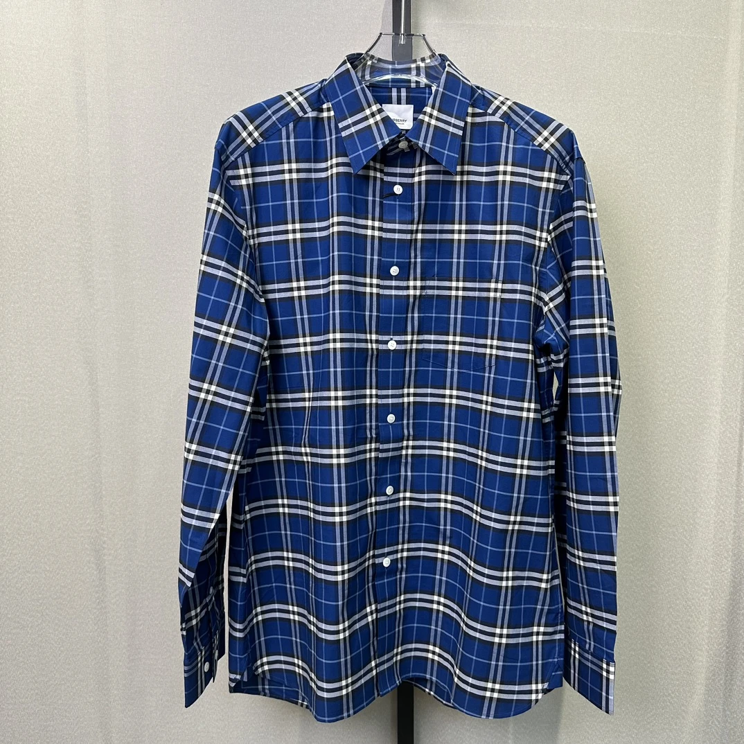 未使用 BURBERRY/博柏利 全新未使用博柏利衬衣格纹衬衫115424