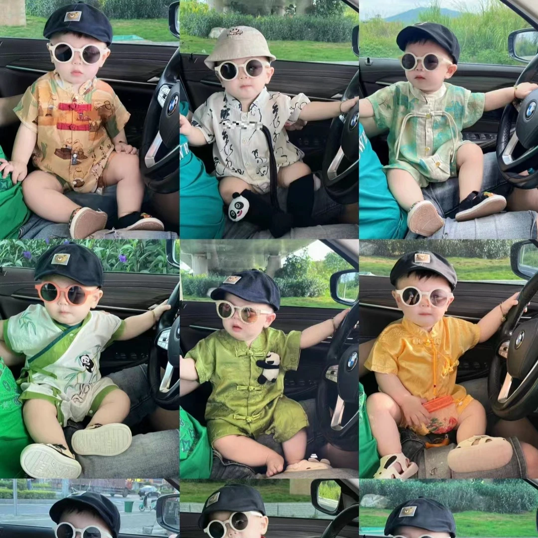 B（001-200）男童夏款组合套装外套休闲