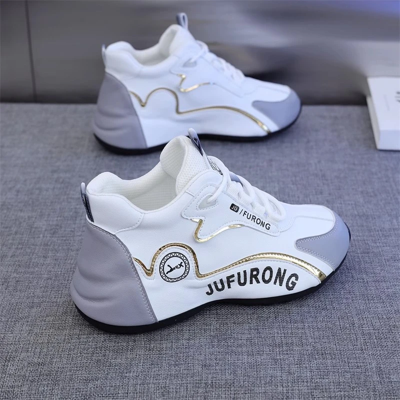 【香港巨芙蓉】情侣同款防滑透气运动鞋时尚休闲鞋秋冬加绒老爹鞋女