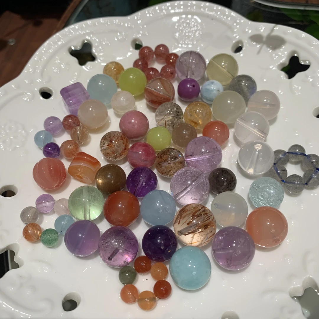 【主播代拆】进阶版 水晶多宝DIY 对对碰 串珠 拍一拆六 （默认微瑕）