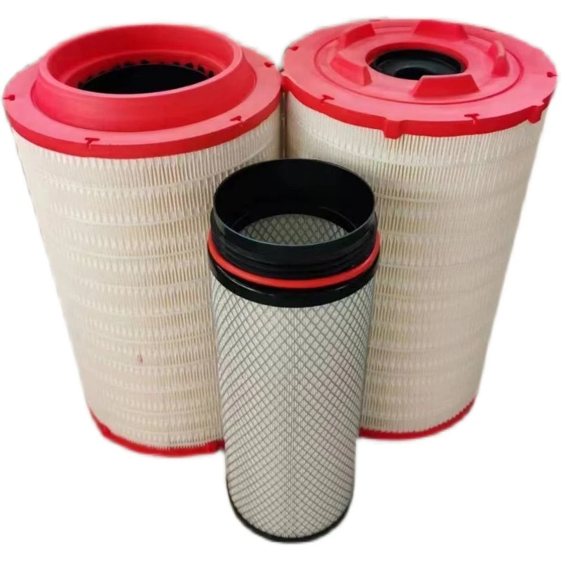 PU2438适配新款国六陕汽德龙L5000空气滤芯L6000 L3000空滤空气滤