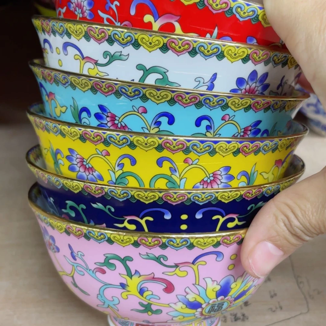 【闪购商品】骨瓷碗5寸6个