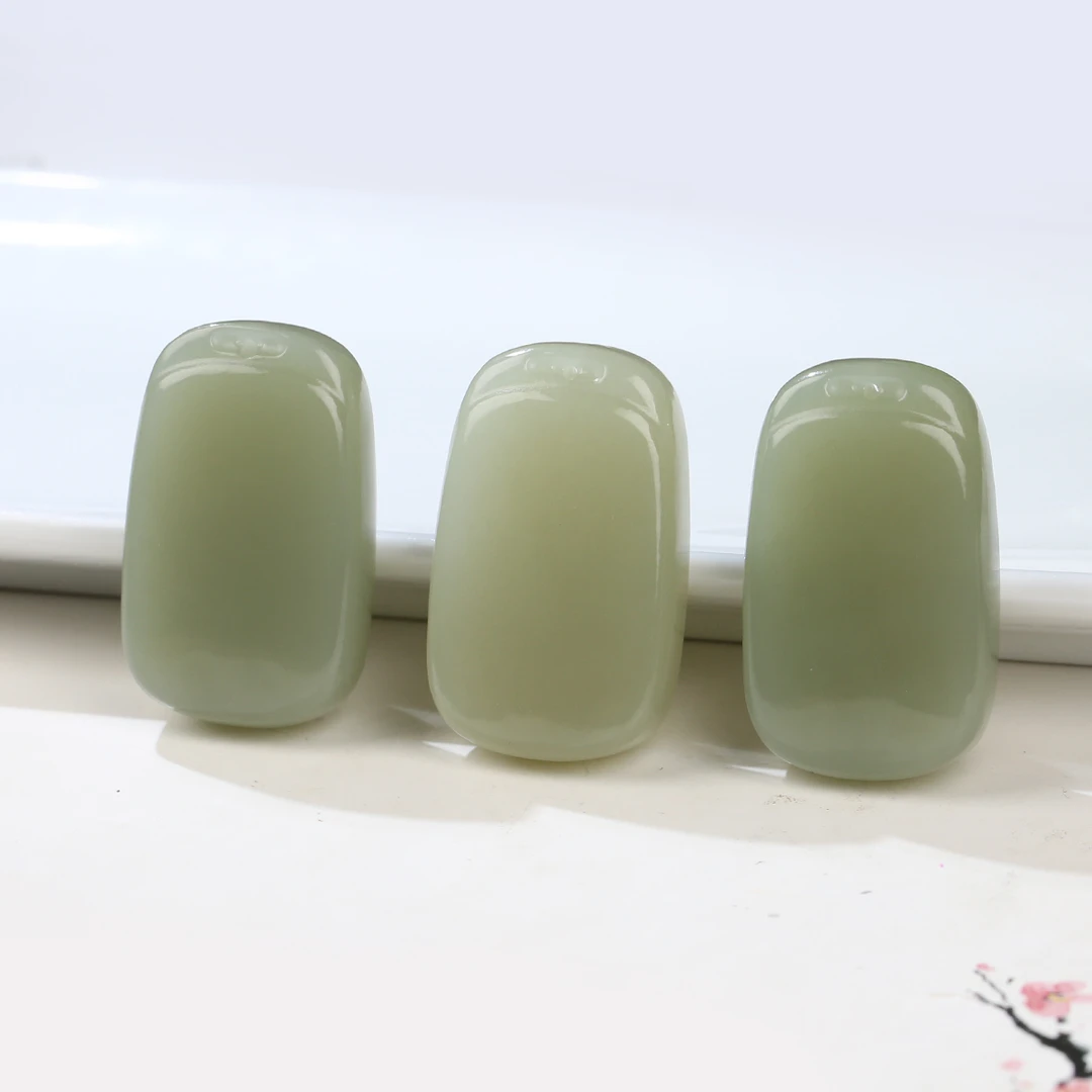 HW【麦子家族夏日特惠】天然和田玉无事牌吊坠多样性发1 JY033