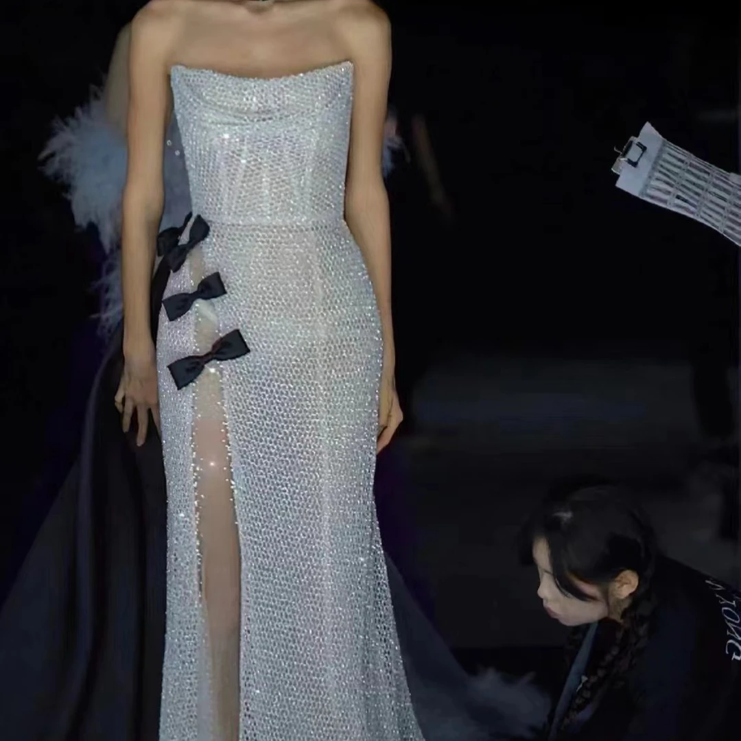 婚纱气质轻奢时尚性感晚礼服名媛宴会