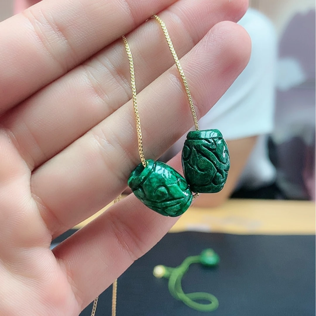 【闪购商品】翡翠耳饰未镶嵌