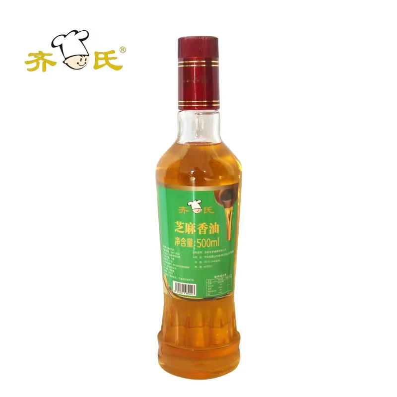 【果仁老师推荐】低温冷榨纯芝麻香油500ml，精品工艺营养健康
