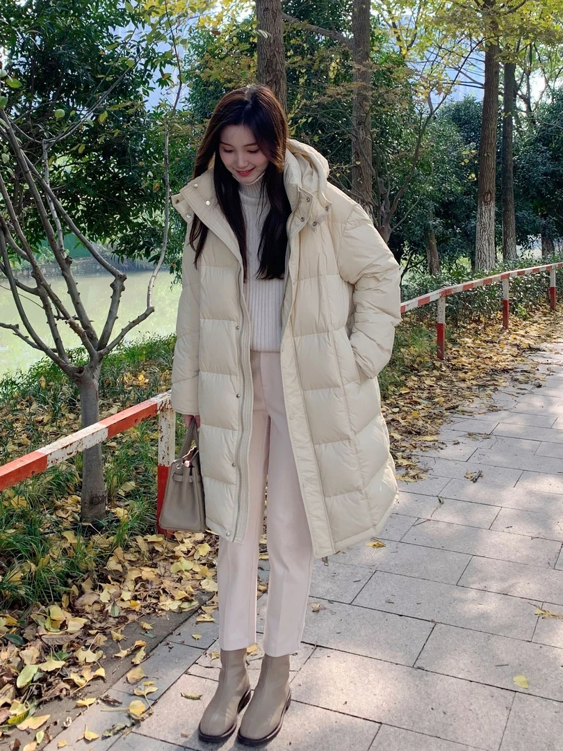 清 大鹅来了 白鹅绒蓄热大被子高端保暖羽绒服YRF95/5