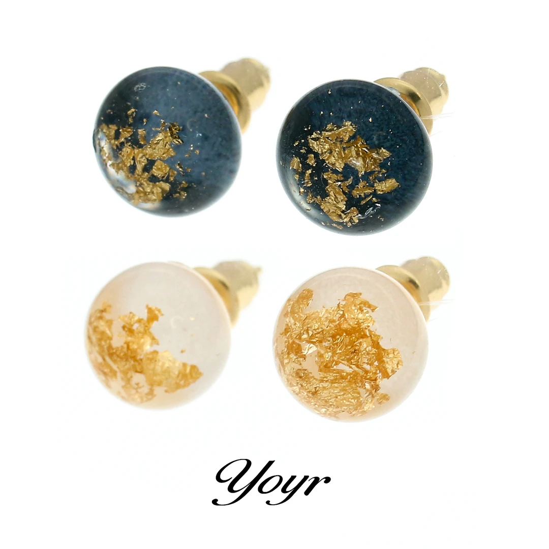 YOYR 铜合金耳饰 粉丝福利雪国精灵耳钉 秋冬感简约百搭耳环