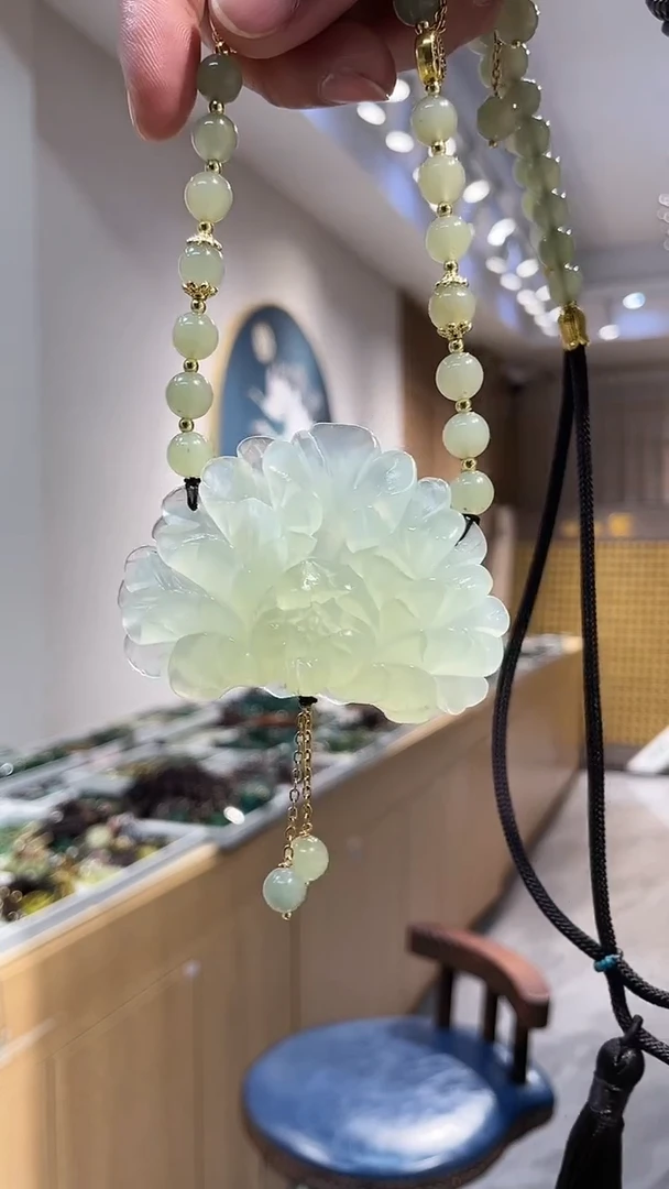 【闪购商品】岫玉颈饰未镶嵌吊坠