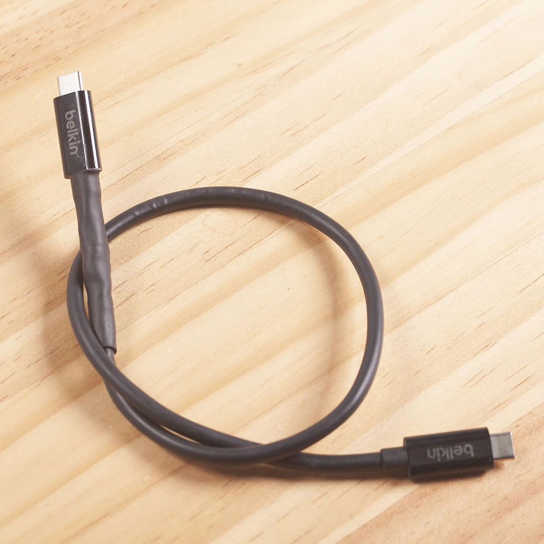 9新 Belkin/贝尔金 雷电3 C口充电线数据线雷雳3(usb-c)连接线