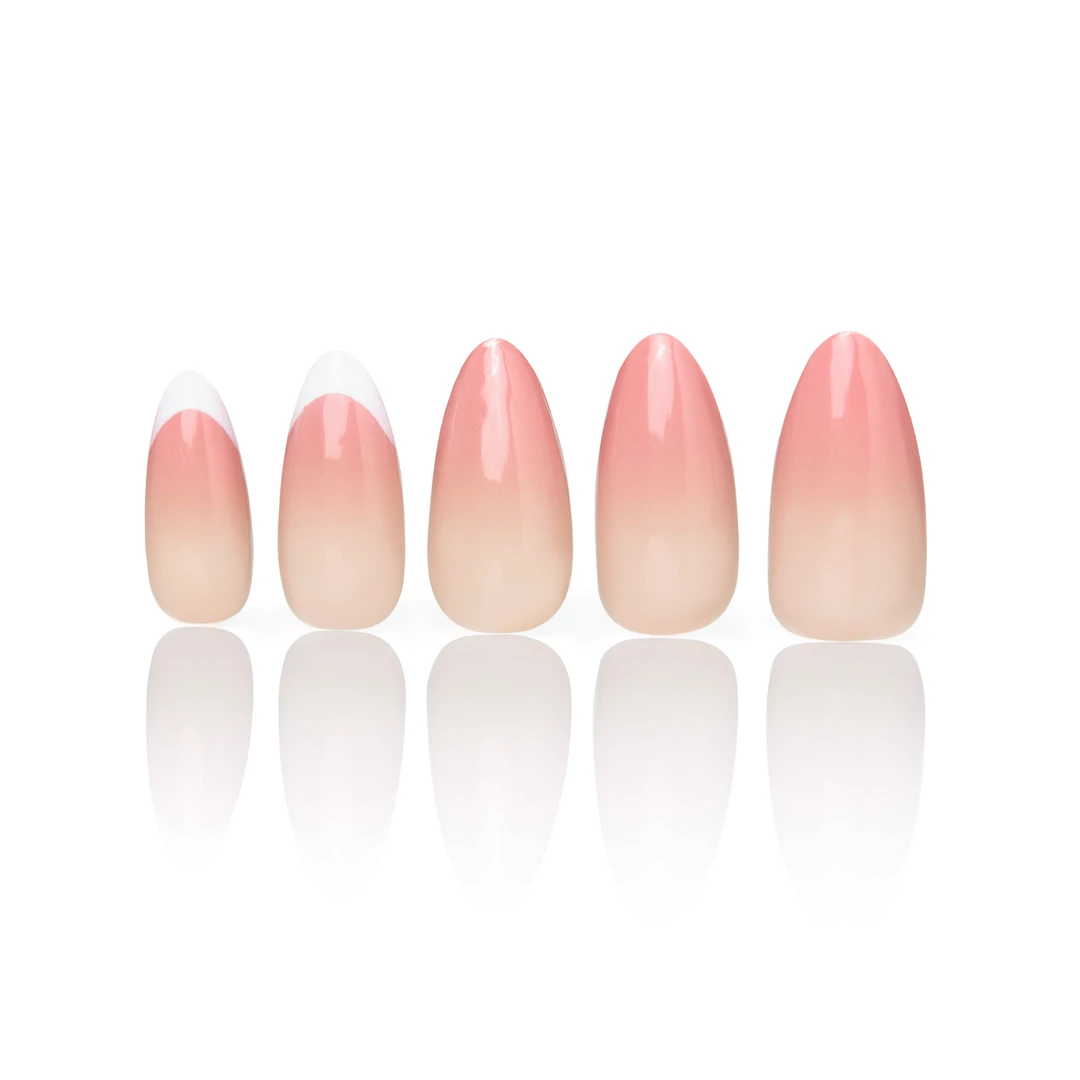 幻调Tipsy 微醺 | 裸色法式渐变甜美纯欲腮红短款穿戴美甲821