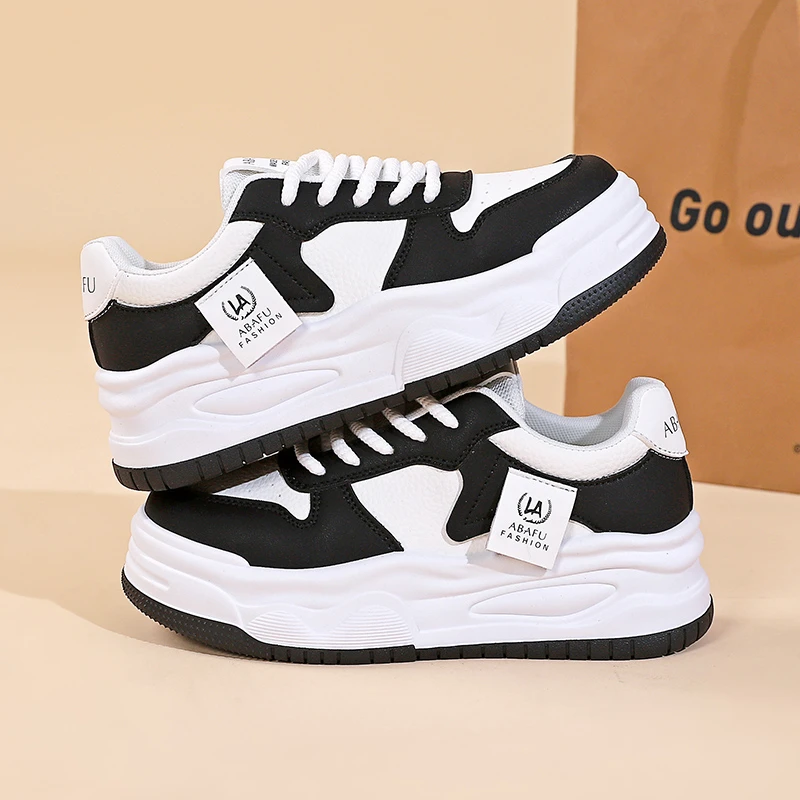 小个子增高女鞋小白鞋老爹鞋女2025春季新款低帮鞋运动百搭厚底鞋