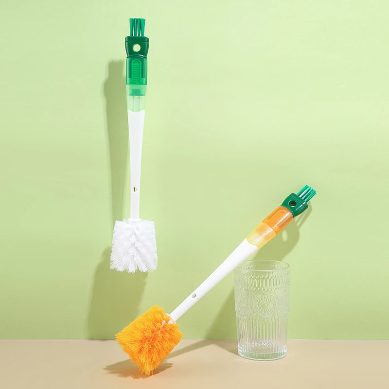 【亏本】多功能五合一杯刷毛清洁刷子保温杯刷胡萝卜长柄刷洗杯神