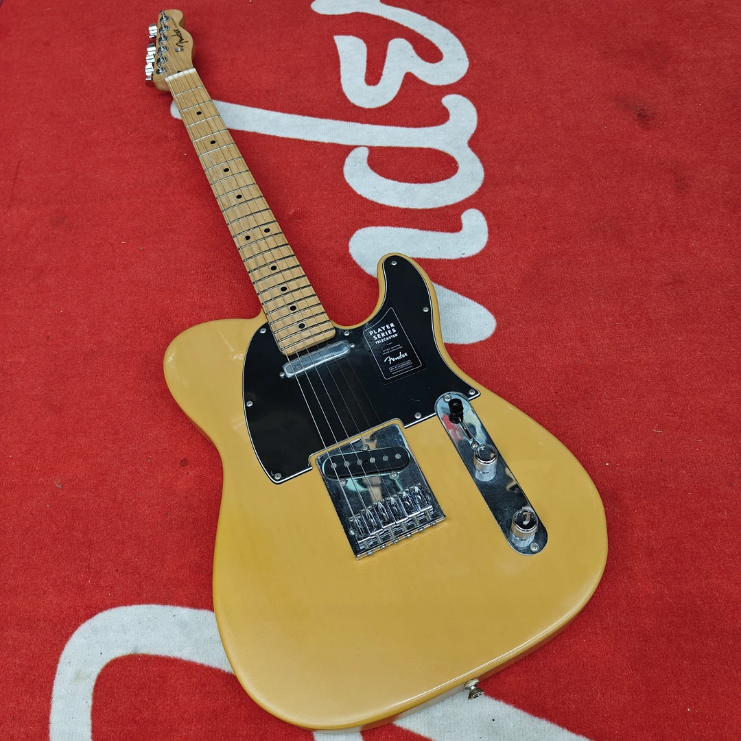 特价Fender芬达墨产0145212550电吉他玩家tele枫木指板奶油金黄色