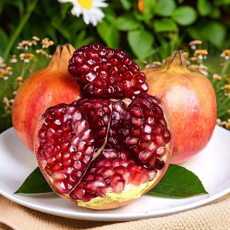 四川会理突尼斯软籽石榴5斤装新鲜当季水果皮薄香甜爆汁单果400g+