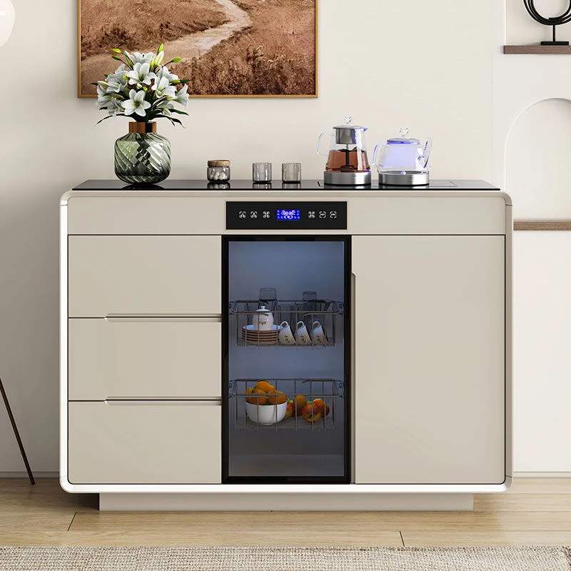 储物柜全自动智能茶吧机2025年新款家用餐边柜一体桌台式柜子带