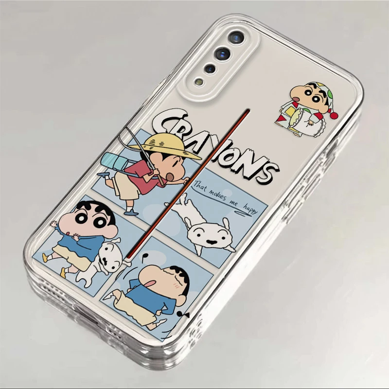 vivoiqoo适用手机壳蜡笔小新秋游卡通透明全包软硅胶防摔保护男女
